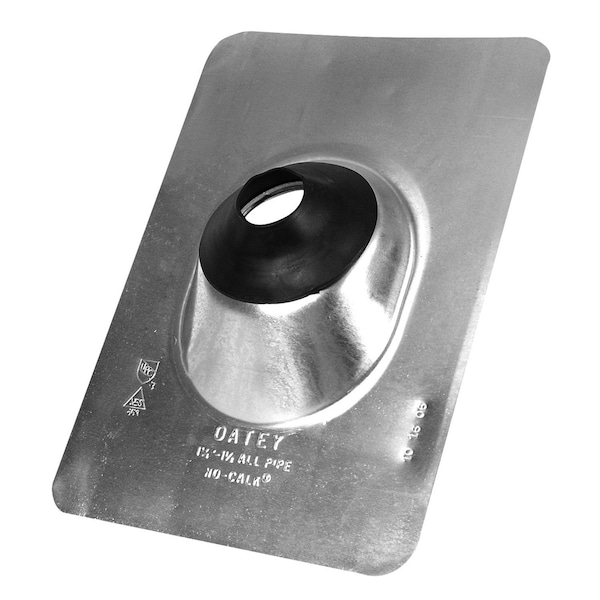 Oatey No-Calk 9 in. W X 12-1/2 in. L Aluminum Roof Flashing Silver 12923 - main